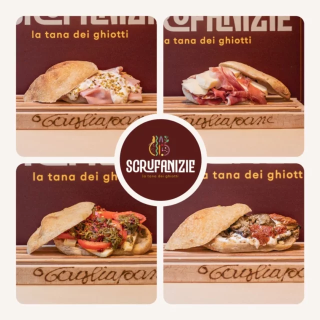 Che tu sia team veggie o carnivoro convinto, da Scrufanizie c'è solo l'imbarazzo della scelta. 🤤 E per accompagnare? Birrette fresche o vino top, ovvio! 🍻🍷

Vieni a trovarci, prendi il tuo panino preferito e rilassati nel centro storico di Perugia. Ci vediamo in bottega! 😉

𝑺𝑪𝑹𝑼𝑭𝑨𝑵𝑰𝒁𝑰𝑬: 𝒍𝒂 𝒕𝒂𝒏𝒂 𝒅𝒆𝒊 𝒈𝒉𝒊𝒐𝒕𝒕𝒊 𝒏𝒆𝒍 𝒄𝒆𝒏𝒕𝒓𝒐 𝒔𝒕𝒐𝒓𝒊𝒄𝒐 𝒅𝒊 𝑷𝒆𝒓𝒖𝒈𝒊𝒂
📅 Dal martedì al giovedì: 10.30 / 21.00 
Venerdì e sabato: 11.00 - 15.00 / 17.30 - 22.30
📍 Via del Sole, 6
☎️ 329 793 4924
🛍 Consegna a domicilio con #Deliveroo #JustEat

#centrostoricoperugia #Perugia #food #panini #prodottilocali #foodlovers #aperitivoperugia